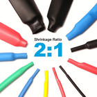 360pcs Heat Shrink Tubing Sleeve 2 1 Shrinkable Tube Wire Cable Assortment Kit