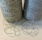 2 Spool Cone Peruvian Novelty Lace Alpaca Wool Yarn W nylon 14 3oz 404gr 6105