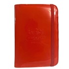 Coach Red Patent Horse And Carriage Notebook Cover Organizer Wallet With Notepad