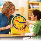 Learning Resources Primary Time Teacher 12-hour Learning Clock - Teaching