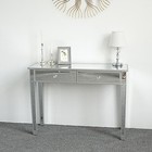 Mirrored Vanity Dressing Table 2 Drawers Makeup Bedroom Home Side Console Table