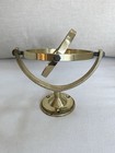 Vintage Old Marine Nautical Ship Boat Compass Gimble Holder Hardware Brass Usa
