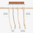 Macrame Cord - 4mm 109 Yards Cotton Rope  3mm 5mm Yarn  String For C