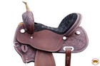 Hilason Western Horse Barrel Racing Saddle Trail American Leather   For Horses