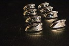 Slingerland Chrome Sound King Small Drum Lugs 8pk Vintage 1970 s 1 5   2