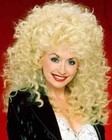 Dolly Parton Mid-length Afro Curly Synthetic Capless Hair Wigs 14 Inches