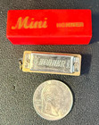 Hohner Mini Harmonica With Red Case 1 3 8  Long X 1 2  Works