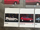 Volkswagen Brochure 1988 1989 Vw Catalog 11pc Lot Cabriolet Golf Jetta Gti Fox