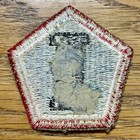 Original Wwii - U s  1st Army Group Patch - A Bit Of Paper   Glue On Back