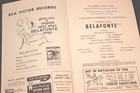 Harry Belafonte 1959 Program San Francisco Opera House Judy Garland Concert Ad