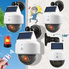 Solar Dummy Security Camera Fake Waterproof Led Light Home Surveillance Outdoor