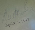      Milton Berle Signed 1940 s Album Page Autograph Authentic     