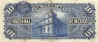 Mexico   10  Pesos  6 1 1913  Series  Af - Cc  Circulated Banknote Kaz