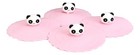 Set Of 4 Pink Giant Panda Reusable Silicone Coffee Tea Cup Cover Lids Air Tight