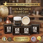 Don Kender Extreme 4-pack Extra Strong Growth Cream For Beard And Mustache