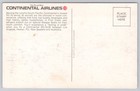 Vintage Continental Airlines Dc-10 Jet Postcard Airline Issued