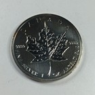 2012 Canada Maple Leaf  9999 Fine Silver 5 Dollar Single Coin Queen Elizabeth Ii