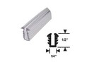Clear Shower Door Replacement Glazing Vinyl For 3 16  Glass - 18 Ft