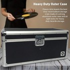 Classic Acts Vinyl Record Album Storage Case     Aluminum Lp Record Player Crates