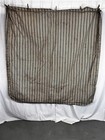 Vintage Ticking Blue White Used Saved 2 Pieces Each 58x56 Original Early 1900s
