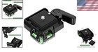 Camera Tripod Ball Head Quick Release Plate Adapter With Clamp Dslr
