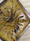 Retro Coaster Set Mcm Acrylic Lucite Starburst Set Of 6 Clear Rectangular Case