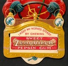 Rare Zeno-birch Pepsin Chewing Gum Nerves Lady Auto Mechanical Trade Card Sr f z