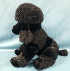 19  Dan Dee Collectors Choice Black Plush Standard Poodle Toy Stuffed Animal