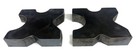  set Of 2  20 Ton Steel Shop Press Bed Plates For H-frame Arbor 4 Notch 1 x5 x5 