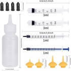 Pet Feeding Bottle And Syringes With Nipples For Small Cat Dog Model1  White 