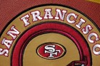 Vintage San Francisco 49ers Leather Pennant Flag Nfl Officially Licensed