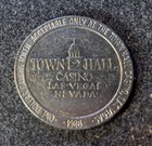 Town Hall Casino  1 00 1986 Casino Slot Gaming Token   Coin Las Vegas  Nv Nevada