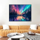 Large Aurora Diamond Art Kit For Adults Beginner Diy Northern Lights Diamond Pai