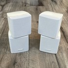 2 Bose Rough Cond White Double Cube Speakers And Mounts Doubleshot Lifestyle