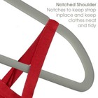 Elama Home Flocked Velvet Clothes Hangers W  Swivel Hooks 100pk