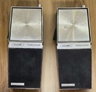 Pair Of Vintage Viscount Transceiver Model 9000  Toshiba Japan With Leather Case