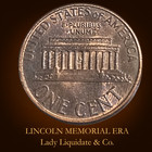 1995 Lincoln Memorial Penny     Close Am     U s  One Cent Coin     Fingerprint Error