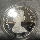 1983 Canada Silver Proof Dollar Coin  Bu Unc