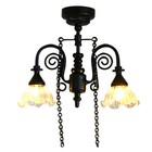 1 12 Scale Dollhouse Miniature Vintage Lamp Light Chandelier Acce Usa Stock