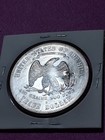 1874-s Trade Dollar  Au unc  2 5 Mil mintage  Chopmark   Collectors Choice sharp