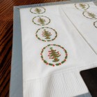 New  35  Vintage Christmas Table Napkins Deco 3-ply Facial Tissue 17 X 17  Usa