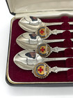 Vintage Boxed Set Of 6 Royal Women s Hospital 20 Years Service Teaspoons  Stokes