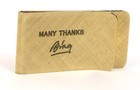 Bing Crosby - Music Note Money Clip With Engraved Gift Inscription