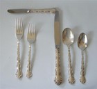 Tara 50 s Reed   Barton Sterling Silver 6 Piece Place Setting Scrap Use    13 Oz