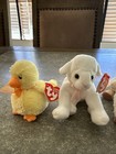 Ty Basket Beanies Easter Ornaments Beanie Babies Lot Of 8 W         Tags