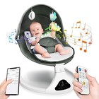 Baby Bouncer Electric Rocking Chair Portable Swing Seat For Infants With Comfort