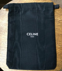 Lot Of 2 Authentic Celine Paris Black Shoe Dust Bags Cover Pouches