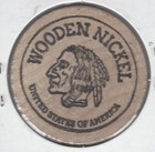 American Excess Insurance Association  Token coin  Indian Head Wooden Nickel