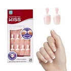 Kiss Everlasting French Nail Manicure Kit  Chip-free  Flexi-fit  Pink Glue  File
