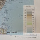 1968 John Bartholomew Large Vintage Map China  Mongolia  And Korea 30    X 39   